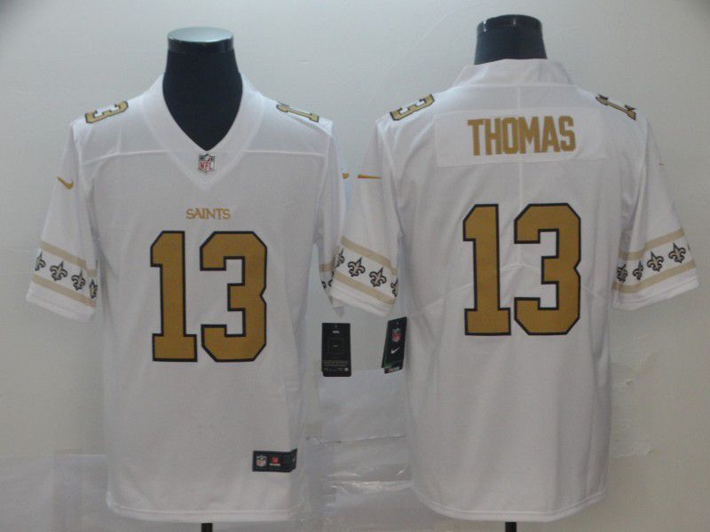 Men New Orleans Saints 13 Thomas White team logo cool edition NFL Jerseys